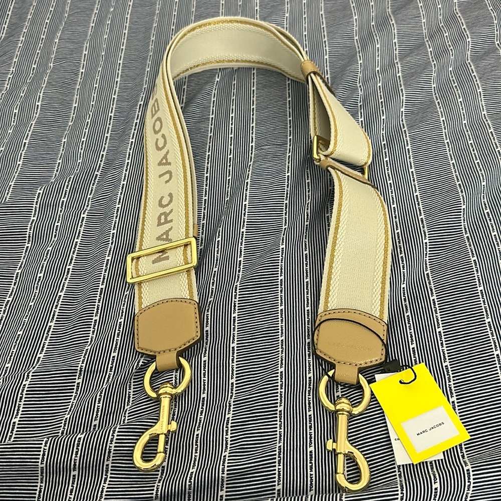NWT Marc Jacobs Logo Webbing Strap
